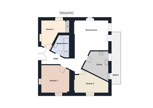Attraktive 1.5-ZWG mit Balkon, Hobbyraum und privater Gartenoase 11