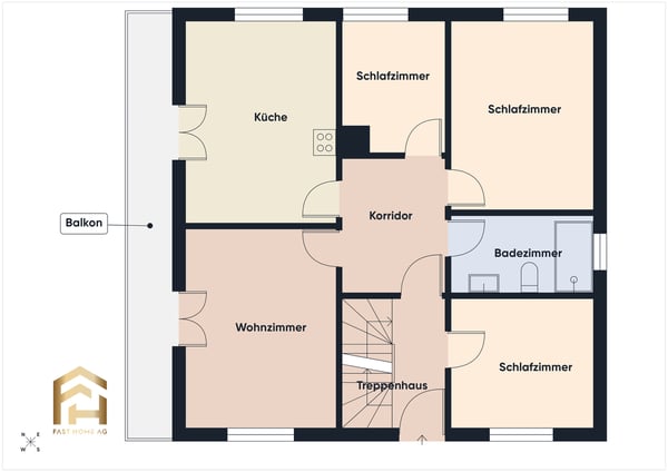 Wohnen mit Aussicht Sonnige 1.5 ZWG Wohnung im idyllischen Ergisch 8