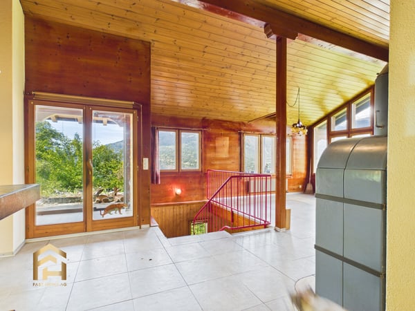 Über den Dächern von Ried-Brig EFH mit Wintergarten, Sauna & Weitbli 5