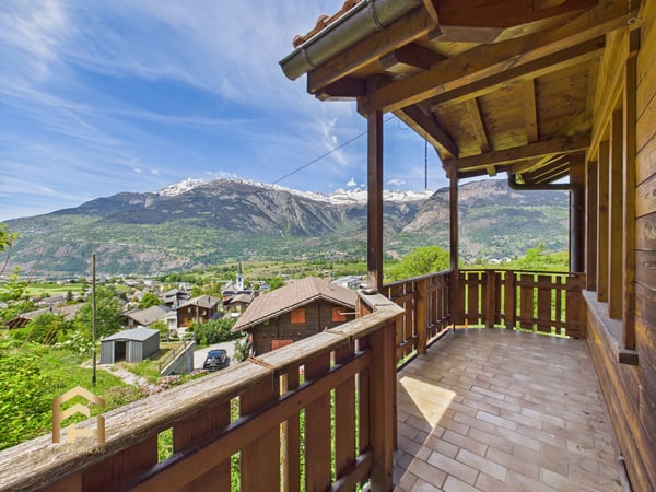 Über den Dächern von Ried-Brig EFH mit Wintergarten, Sauna & Weitbli 9