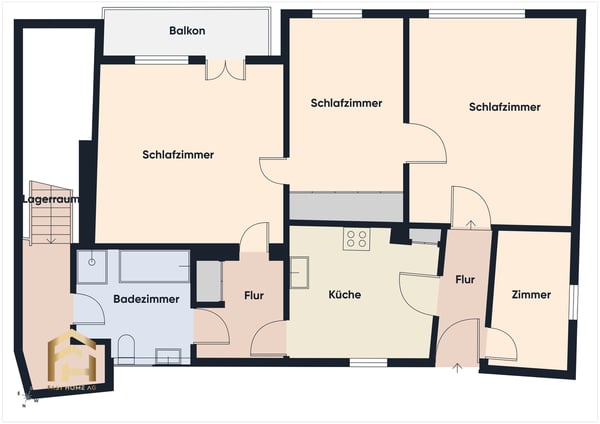 Charmante 4.5 ZWG mit toller Aussicht und viel Stauraum 11