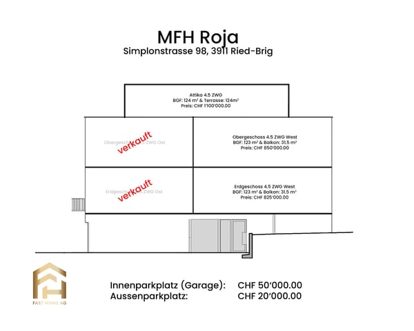 Attraktiv gelegene Attika 4.5 Zimmerwohnung in Ried-Brig 12