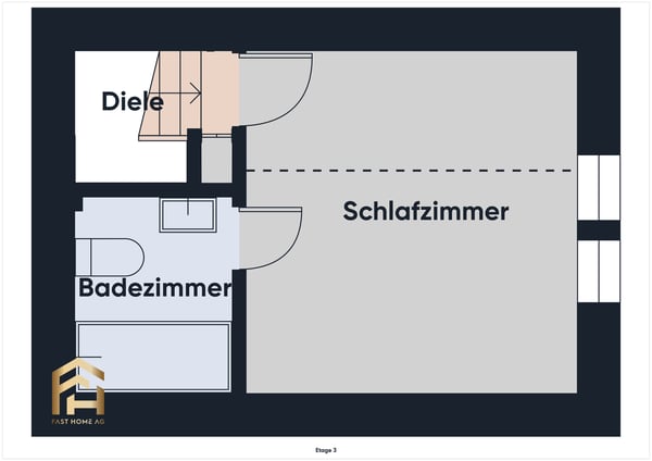 Altbau 1.5 ZWG mit Atelier im Herzen von Naters 12