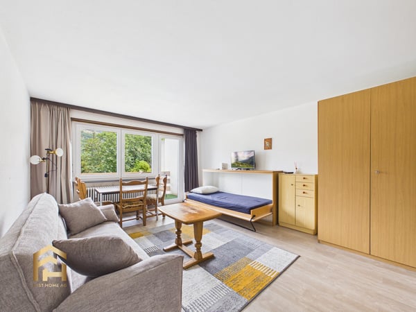Chamantes Studio mit Balkon in Unterbäch