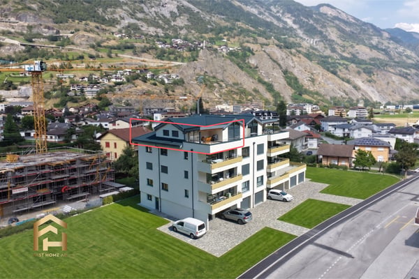 Penthouse-Feeling: 3.5-Zimmer-Neubau mit Traumterrasse 1