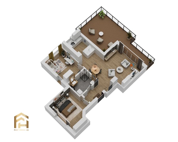 Penthouse-Feeling: 3.5-Zimmer-Neubau mit Traumterrasse 12