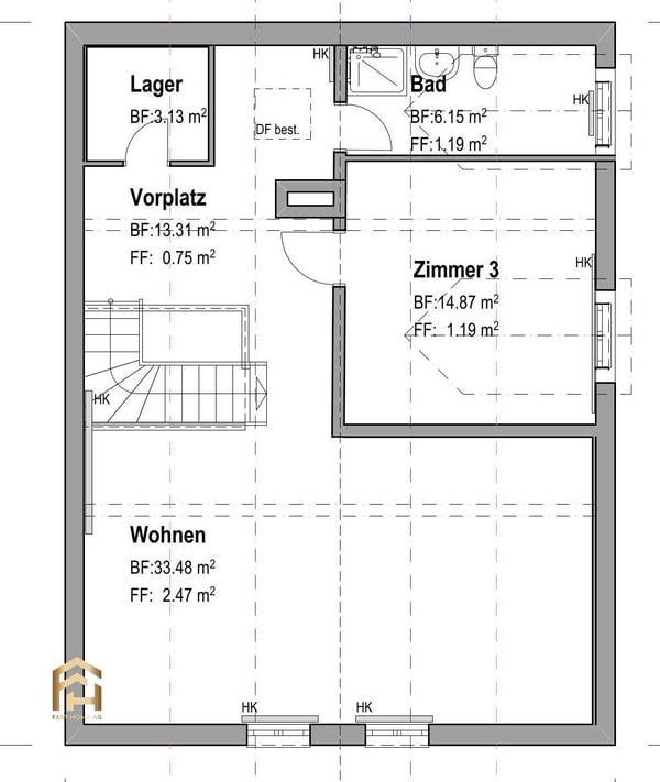 Grosszügige 5.5-Zimmer-Maisonettewohnung wenige Schritte vom Thunersee 13
