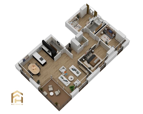 Geräumige 4.5 Zimmerwohnung im Erdgeschoss mit Gartenfläche 11