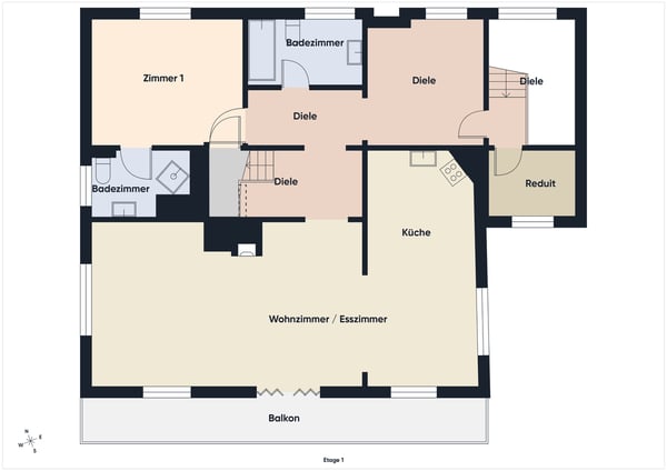 Renovierte Duplex-Attika mit 3 Badezimmern und optimaler Anbindung 11