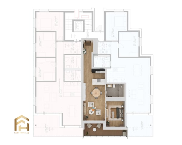 Erstbezug MFH Imbach 3.5 Zimmerwohnung 2