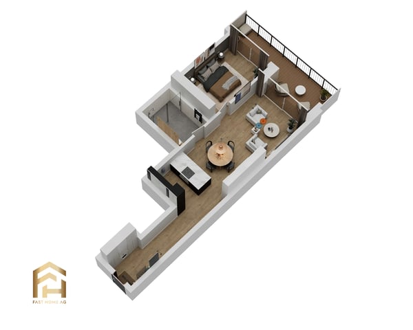 Erstbezug MFH Imbach 2.5 Zimmerwohnung 5