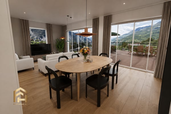 MFH Imbach 3.5 Attikawohnung Süd mit grosszügiger Terrasse 1