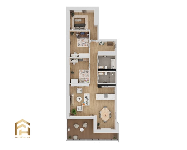 Erstbezug MFH Imbach 4.5 Zimmerwohnung 6