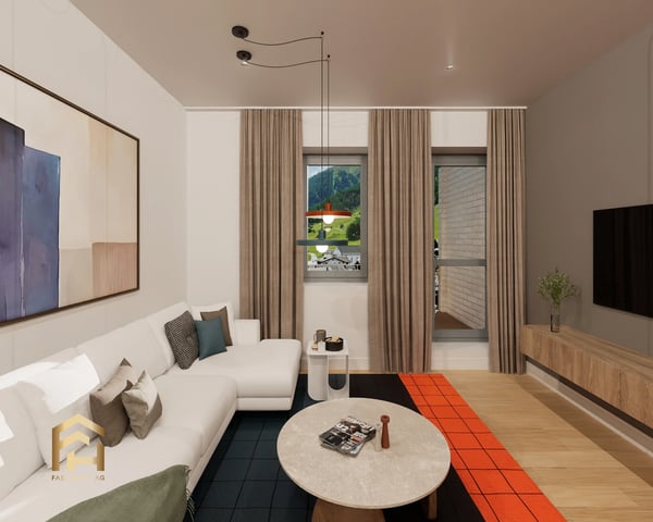 2.5-Zimmerwohnung mit Morgensonnen-Balkon im Obergeschoss 3