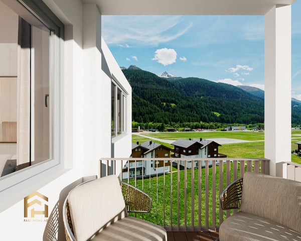2.5-Zimmer-Dachwohnung mit Morgensonne und Bergblick 6