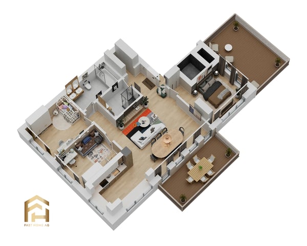 4.5-Zimmerwohnung mit Weitblick Richtung Brig Erstwohnsitz 10
