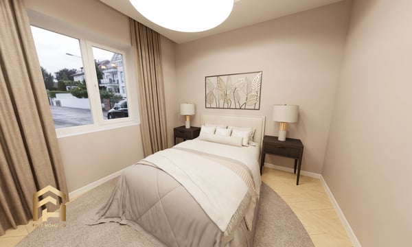 Modernes WG-Zimmer in 4.5-Zimmer-Wohnung in Naters 1