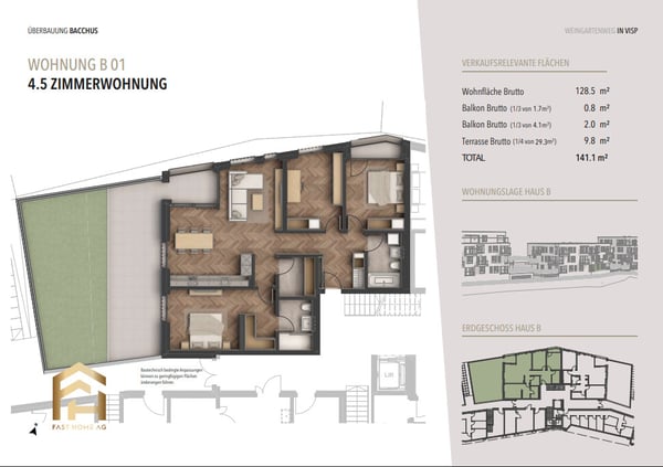 Wohnprojekt BACCHUS: Helle 4.5 ZWG mit grosser Terrasse 4