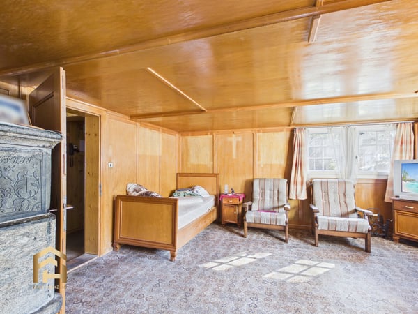 Altbauwohnung zum Umbauen im Dorfkern von Saas-Fee, Zweitwohnsitz bewi 3