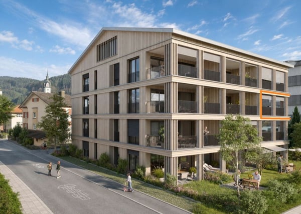 Erstvermietung - Exklusive 3½-Zimmer-Neubauwohnung mit grosszügigem Balkon