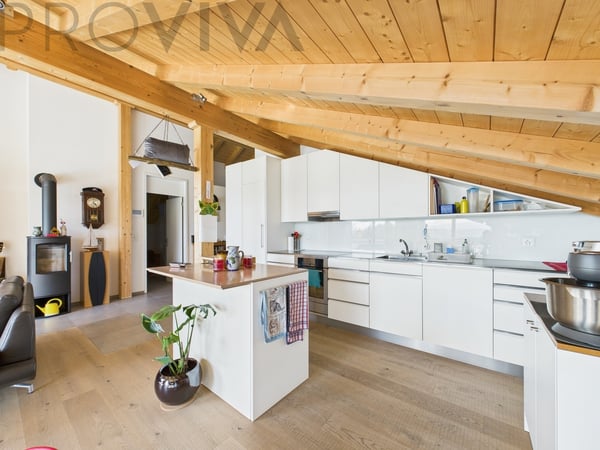 Helle und moderne Dachwohnung mit Alpenblick 3