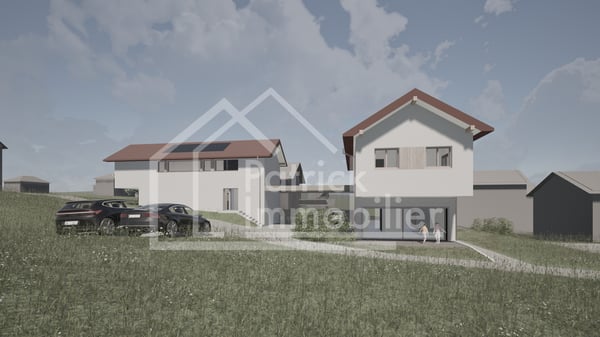 Terrain avec permis en force pour 2 villas à Concise 4