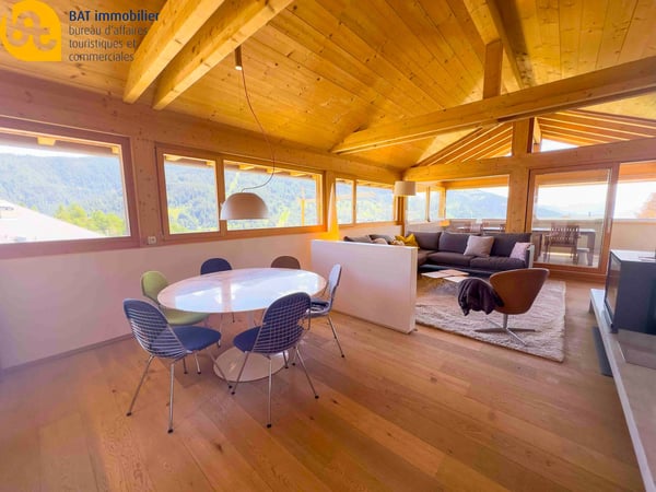 Chalet moderne de 4 pièces avec vue panoramique à Vercorin 3