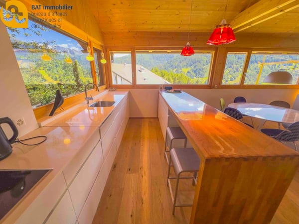 Chalet moderne de 4 pièces avec vue panoramique à Vercorin 6