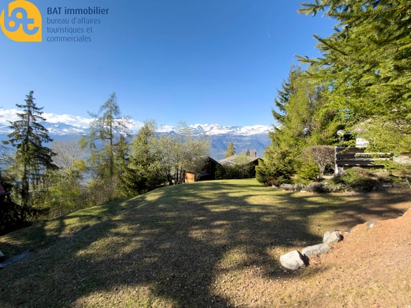 Location touristique - Agréable chalet à Vercorin avec vue sur la plaine 2
