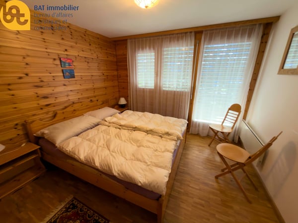 Location touristique - Agréable chalet à Vercorin avec vue sur la plaine 15