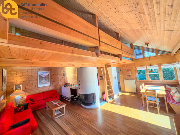 Location touristique - Agréable chalet à Vercorin avec vue sur la plaine 7
