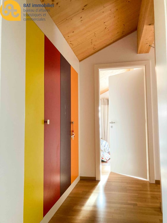A louer pour une année - Magnifique duplex avec vue imprenable à Nax 11
