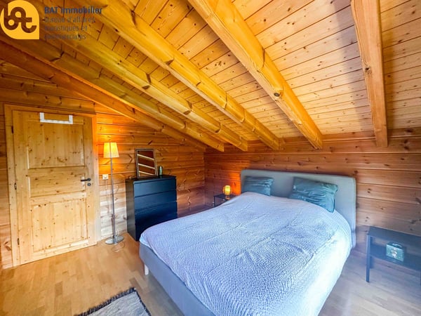 Appartement lumineux et spacieux au rez supérieur d'un chalet avec vue dégagée 10