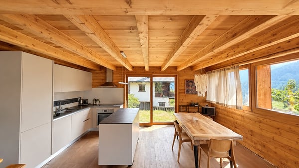 SAISON HIVER 2027 - Chalet 2 pièces avec balcon et belle vue sur le Crêt 3
