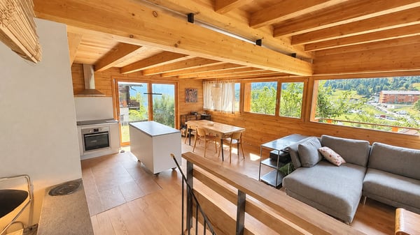 SAISON HIVER 2027 - Chalet 2 pièces avec balcon et belle vue sur le Crêt 2