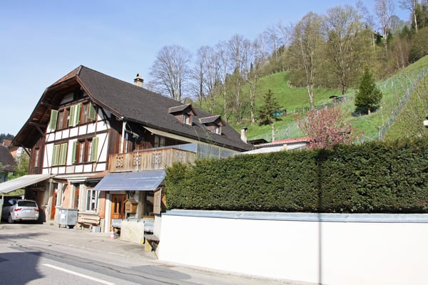 Liegenschaft mit zwei Wohnungen und ehemaliger Schreinerei mitten in Signau 4