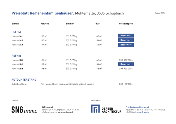 Neues Reiheneinfamilienhaus in Schüpbach zu kaufen 14