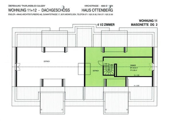 moderne 1 1/2-Zimmer Maisonettewohnung 12