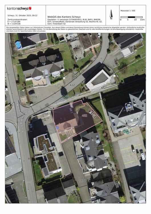 Freistehendes Einfamilienhaus mit Garten an sonniger und familienfreundlicher Lage in Tuggen SZ 20