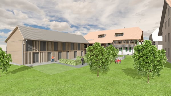 4,5-Zimmer - Mittelhaus angrenzend an Landwirtschaftszone! 3