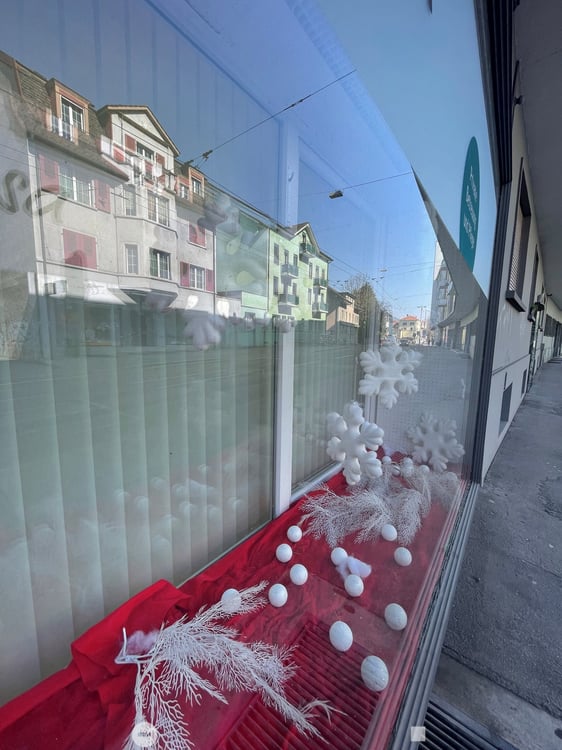 Laden mit grossem Schaufenster, 2 Räumen, WC und Parkplatz 5