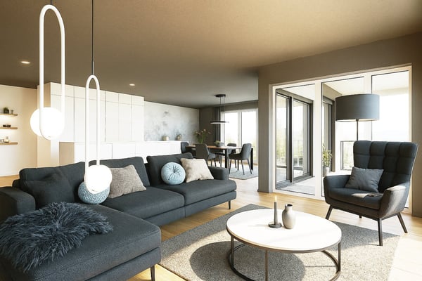 Exklusive 5.5-Zimmer-Wohnung mit Ausblick in Gommiswald 4