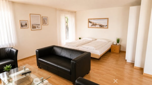 Möbliert wohnen im Herzen von Biel – 40 m², Balkon, Klima & Sauna 5