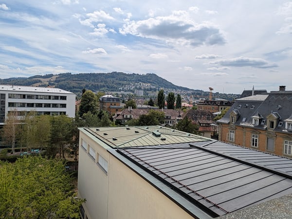 Wohnen im Museum mit Blick auf den Hausberg 1