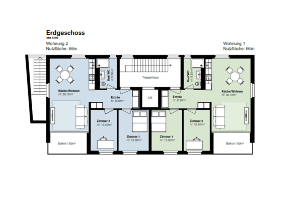 helle 3.5-Zimmerwohnung in Kerzers zu v…