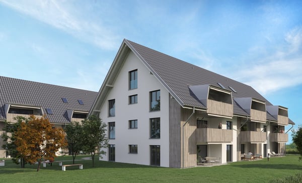 Moderne 1.5-Zimmer-Dachgeschosswohnung mit Galerie an ruhiger Lage von Etziken 4