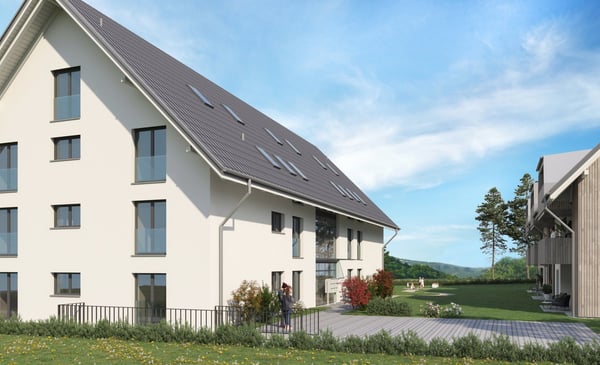 Moderne 1.5-Zimmer-Dachgeschosswohnung mit Galerie an ruhiger Lage von Etziken 3