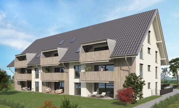 Moderne 1.5-Zimmer-Dachgeschosswohnung mit Galerie an ruhiger Lage von Etziken 5