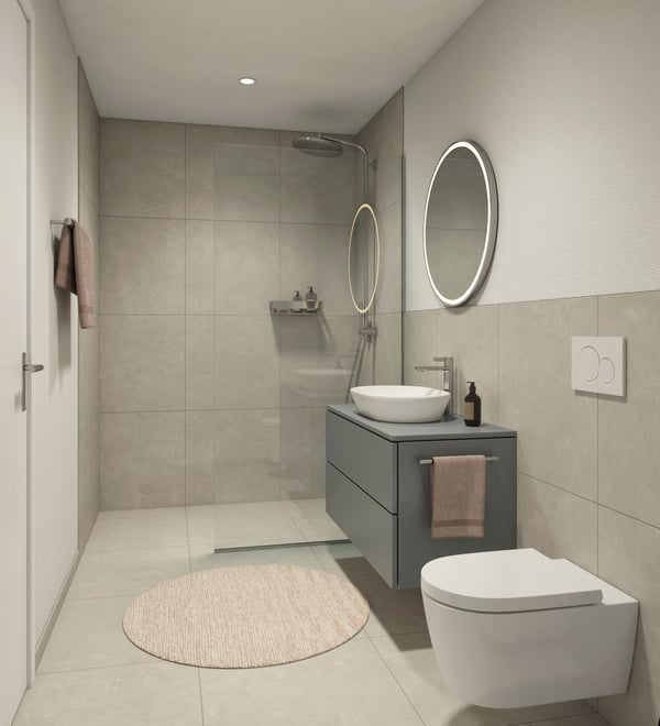 Moderne 1.5-Zimmer-Dachgeschosswohnung mit Galerie an ruhiger Lage von Etziken 8