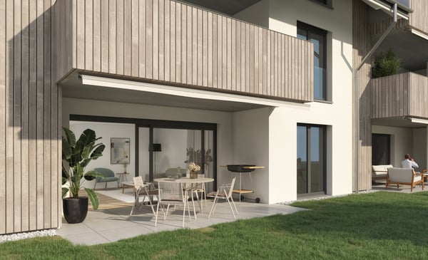 Moderne 1.5-Zimmer-Erdgeschosswohnung in ruhiger Lage von Etziken 14